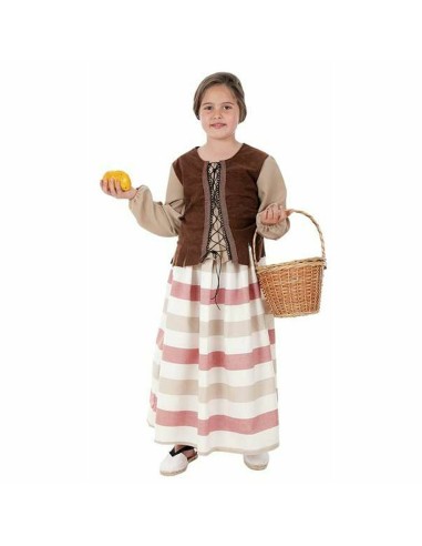 Costume per Bambini Serva Medievale (2 Pezzi)