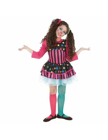 Costume per Bambini Pagliaccio Donna (1 Pezzi)