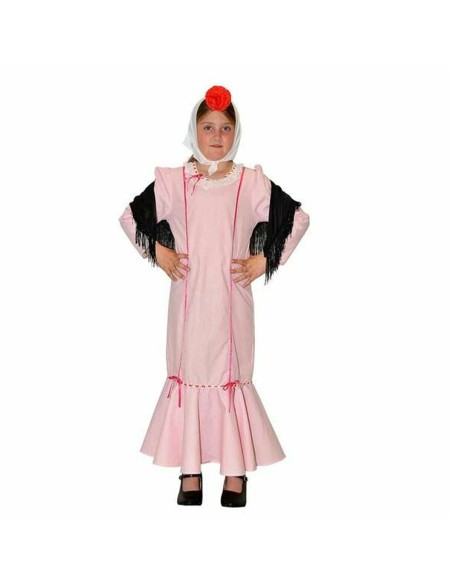 Costume per Bambini Chulapa Rosa (3 Pezzi)