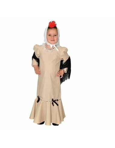 Costume per Bambini Chulapa Beige (3 Pezzi)