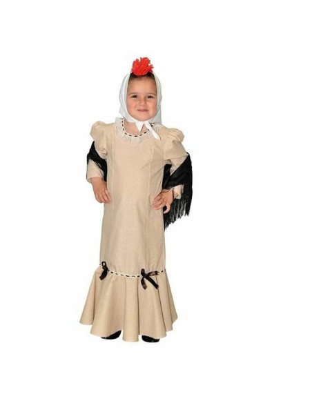 Costume per Bambini Chulapa Beige (3 Pezzi)