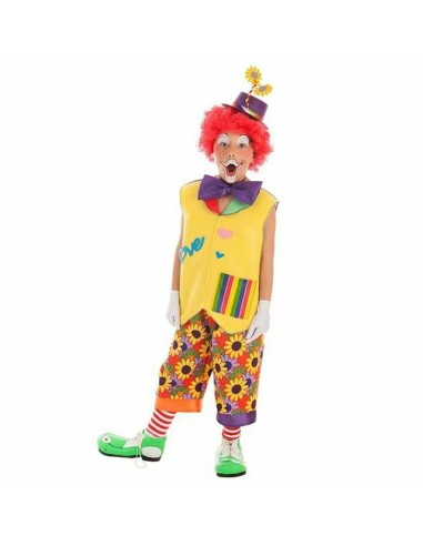 Costume for Children Love Male Clown (5 Pieces)