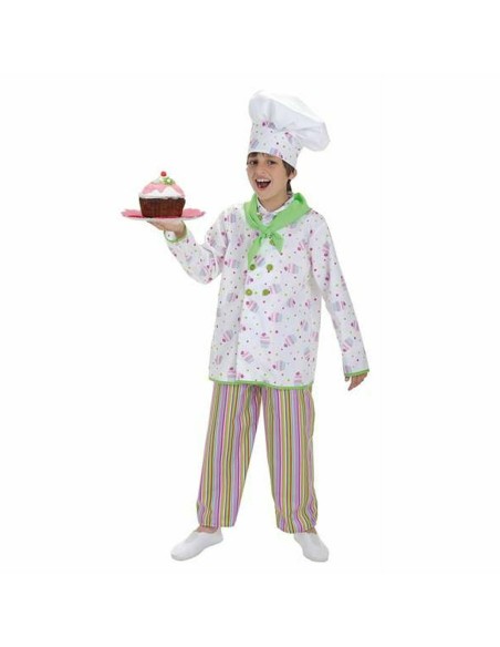 Costume per Bambini Pasticcere (4 Pezzi)