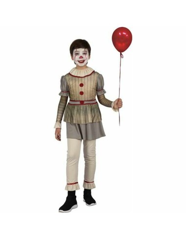 Costume for Children Balloon Male Clown Terror (3 Pieces)