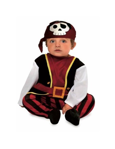 Déguisement pour Bébés Pirate 0-6 Mois Noir