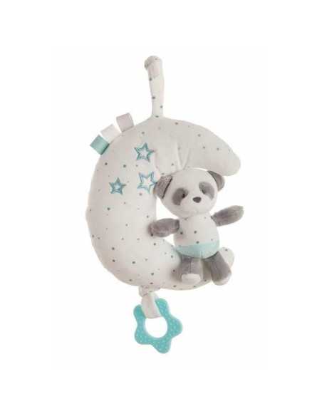 Musical Rattle Baby Panda Blue 25 cm Moon