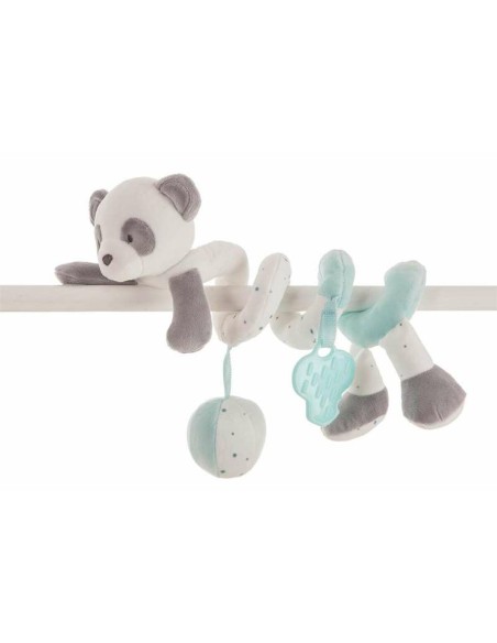 Spirale d'activités Ours Panda Turquoise 25cm