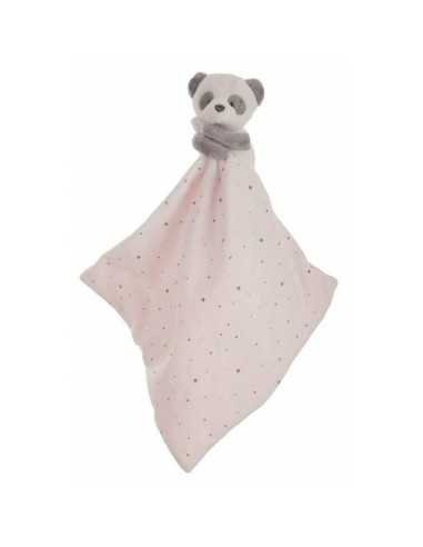 Baby Comforter Panda bear Pink 25 x 25 cm