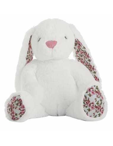 Fluffy toy Flowers Rabbit White 40 cm