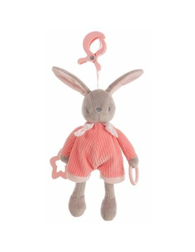 Fluffy toy Activity Rabbit Pink 26 cm