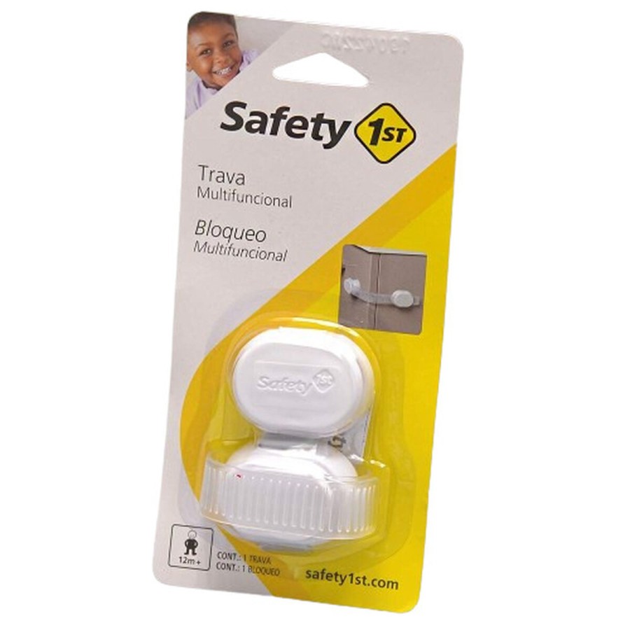 Sicherheitsverschluss Safety 1st Weiß Knopf