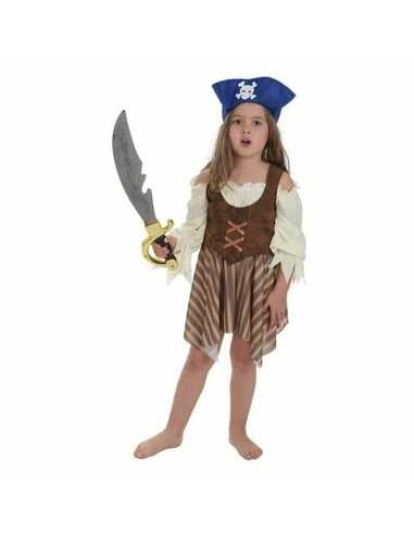 Costume for Children Stripes Pirate (4 Pieces)