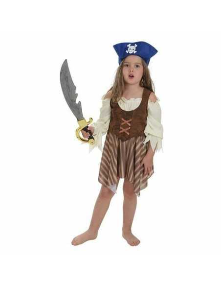 Costume for Children Stripes Pirate (4 Pieces)