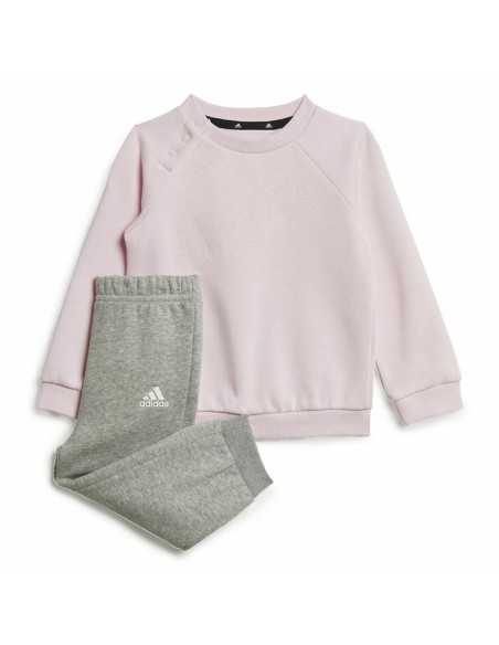 Ensemble de Sport pour Enfants Adidas Essentials Logo Rose