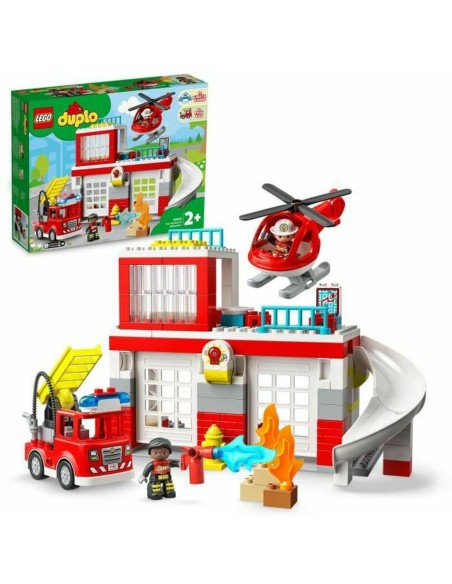 Playset Lego 10970 DUPLO Fire Station and Helicopter (117 Pièces)