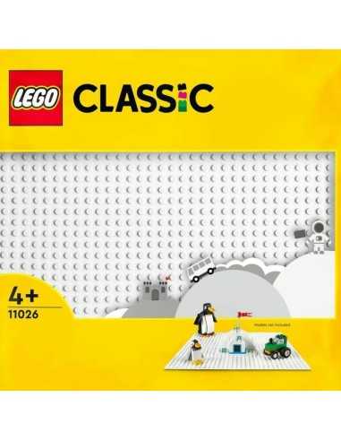 Base di appoggio Lego 11026 Classic The White Building Plate Bianco