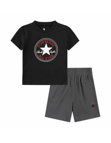 Ensemble de Sport pour Enfants Converse Noir/Gris