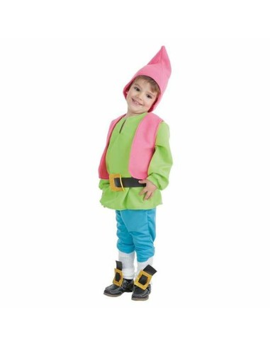 Costume for Babies 24-2180 Green Male Dwarf 0-12 Months (6 Pieces)