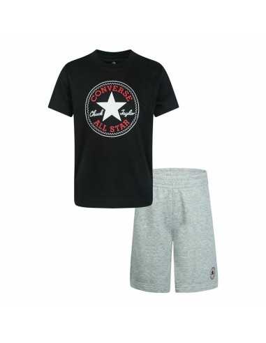 Children's Sports Outfit Converse Core Tee Black/Grey