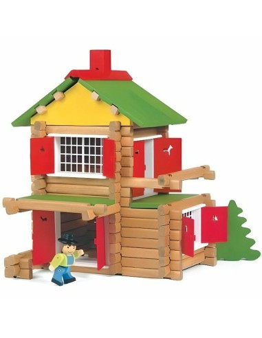 Playset Jeujura My Wooden Chalet 135 Pezzi