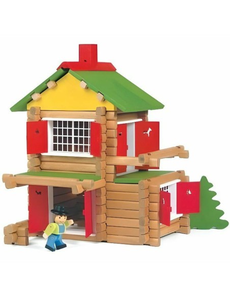 Playset Jeujura My Wooden Chalet 135 Pezzi