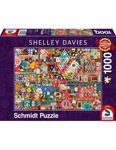 Puzzle Schmidt Spiele Vintage Board Games (1000 Pièces)