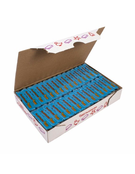 Pâte à modeler Jovi Bleu 50 g (30 Pièces)