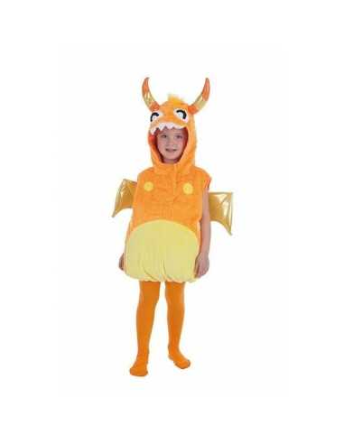 Costume for Children Orange Monster 5-6 Years (1 Piece)