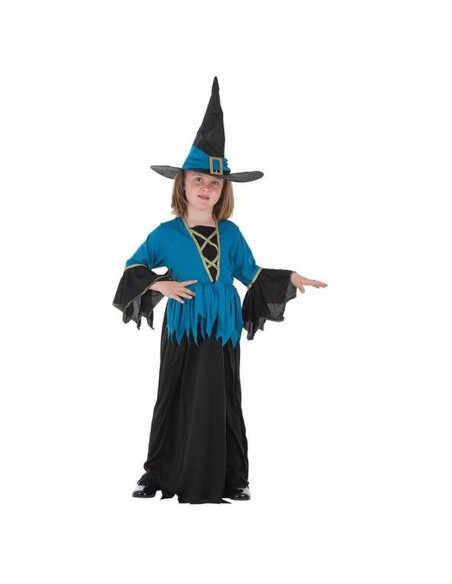 Costume for Children Blue Witch 7-9 Years (2 Pieces)