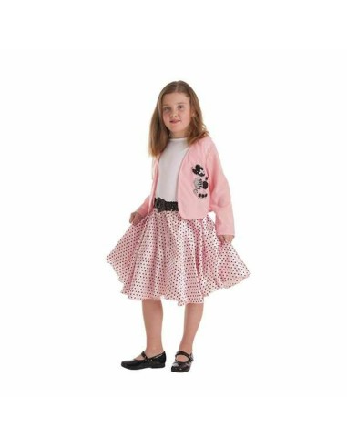 Costume per Bambini Pink Lady 50s (3 Pezzi)