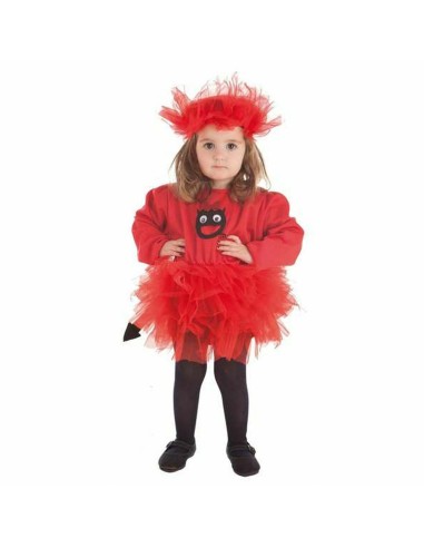 Costume per Bambini Tutù Diavolo Donna (3 Pezzi)