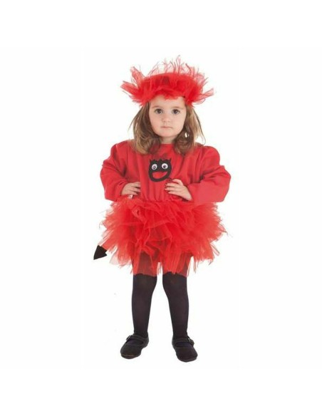 Costume per Bambini Tutù Diavolo Donna (3 Pezzi)