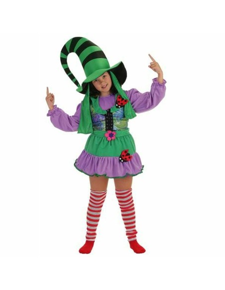 Costume per Bambini Verde Folletto (6 Pezzi)