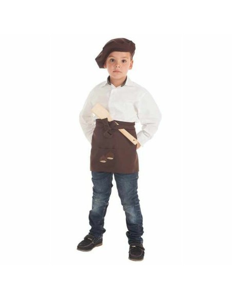 Costume for Children Hat Apron Brown