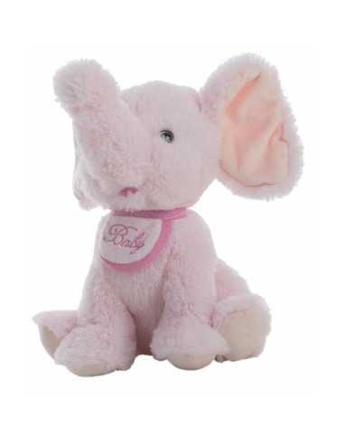 Elefante di Peluche Pupy Rosa 21 cm