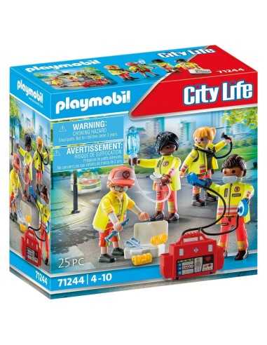 Playset Playmobil 71244 City Life Rescue Team 25 Stücke