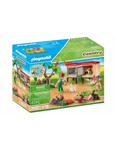 Playset Playmobil 71252 Country Rabbit Hutch 41 Pieces