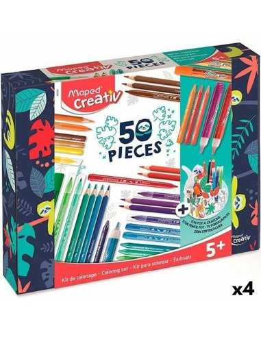 Kit de Dessin Maped 50 Pièces (4 Unités)