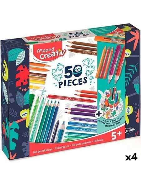 Kit de Dessin Maped 50 Pièces (4 Unités)