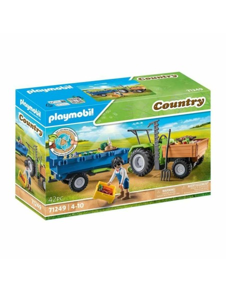 Playset di Veicoli Playmobil 71249 42 Pezzi Trattore