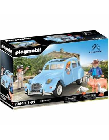 Playset di Veicoli Playmobil Citroen 2CV 70646 Macchina Azzurro 57 Pezzi