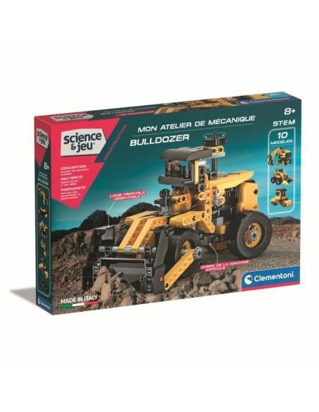 Tracteur avec Pelle Clementoni Bulldozer STEM + 8 Ans 10 Modèles