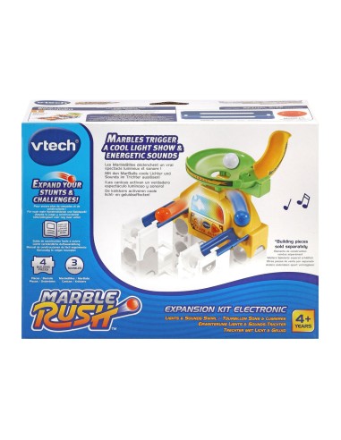 Marbles set Vtech Marble Rush - Expansion Kit Electronic - Trechter Circuit 4 Pieces Track with Ramps + 4 Years