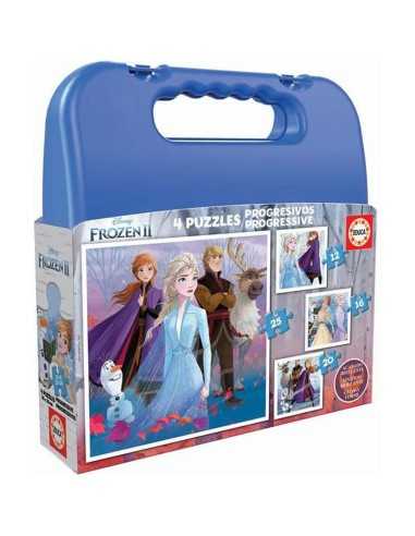 4-Puzzle Set Educa Frozen II 73 Pieces