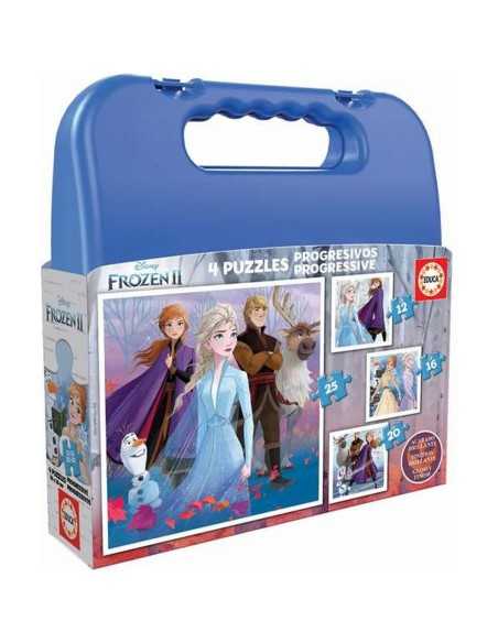 4-Puzzle Set Educa Frozen II 73 Pieces