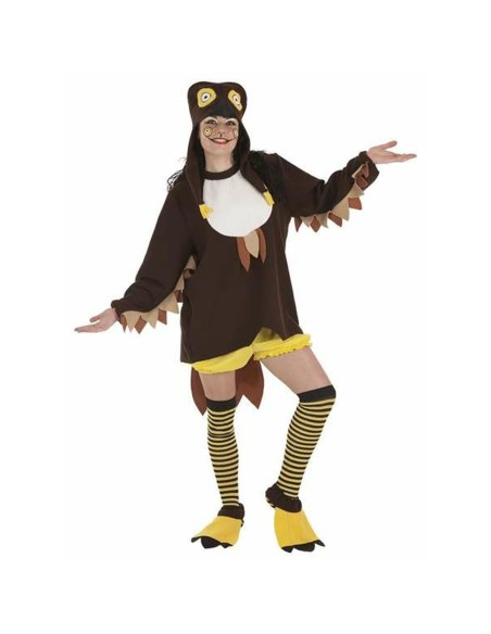 Costume for Adults Owl Lady L (5 Pieces)