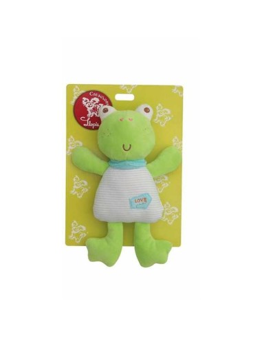 Fluffy toy Frog Green 25cm