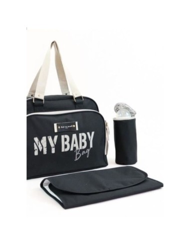 Diaper Changing Bag Baby on Board Simply Babybag Black