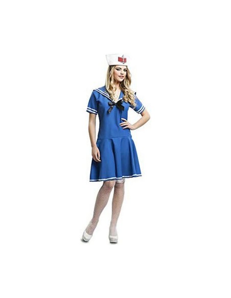 Costume per Adulti My Other Me Marinaia Azzurro M/L (2 Pezzi)