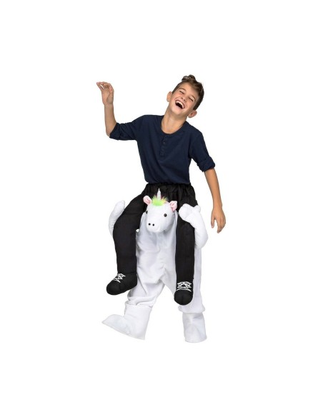 Costume for Children My Other Me Ride-On Unicorn White One size